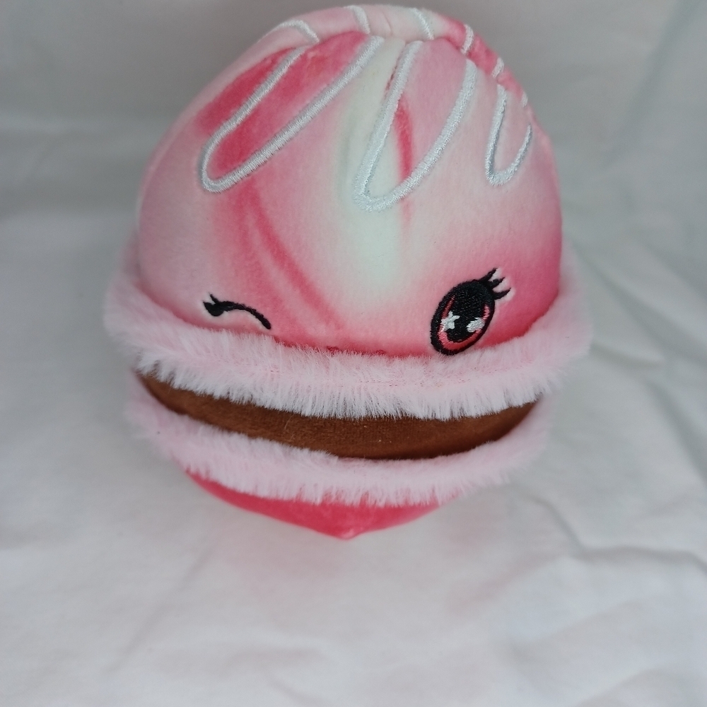 Squishmallows Pink and Brown Macaron Plush Toy - Picture 2 of 4